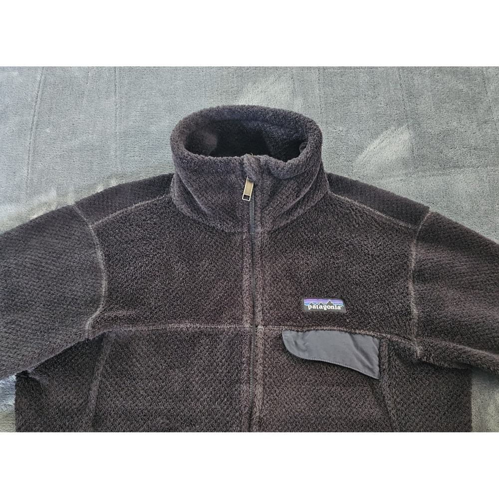 Patagonia Women's Full-Zip Re-Tool Jacket Size Small Black Polartec - Picture 8 of 10